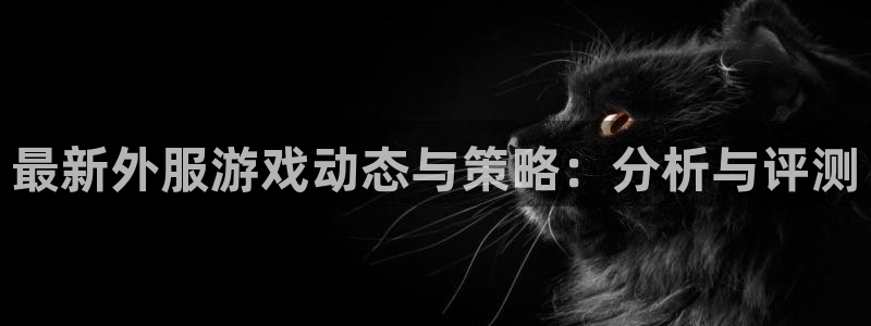 赢咖娱乐代理登陆：最新外服游戏动态与策略：分析与评测