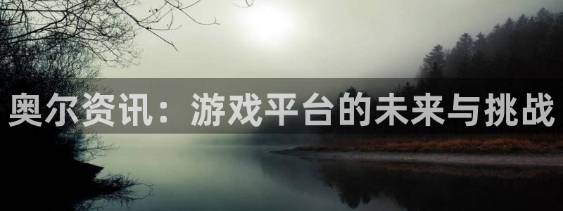 赢咖娱乐平台登录入口：奥尔资讯：游戏平台的未来与挑战